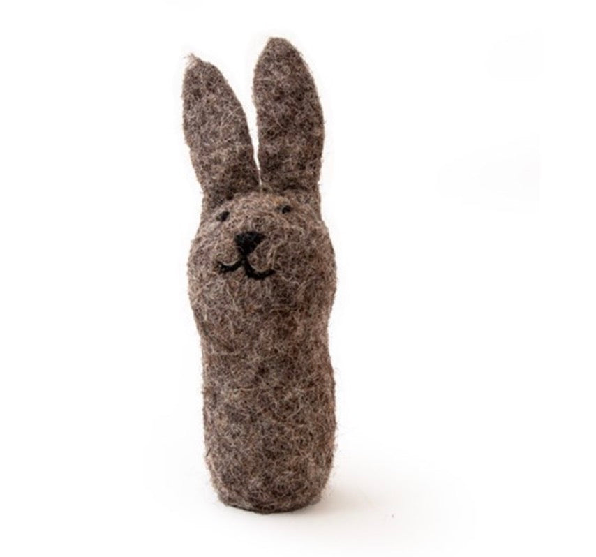 Great & Small MoMo Felt Grey Bunny Cat Toy